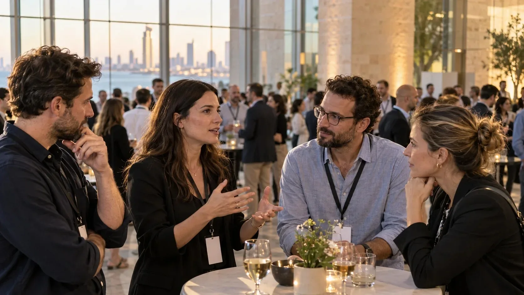 Illustrative business networking image; not from FOUNDERS